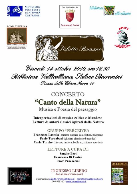Locandina: Concerto, 14 ottobre 2010