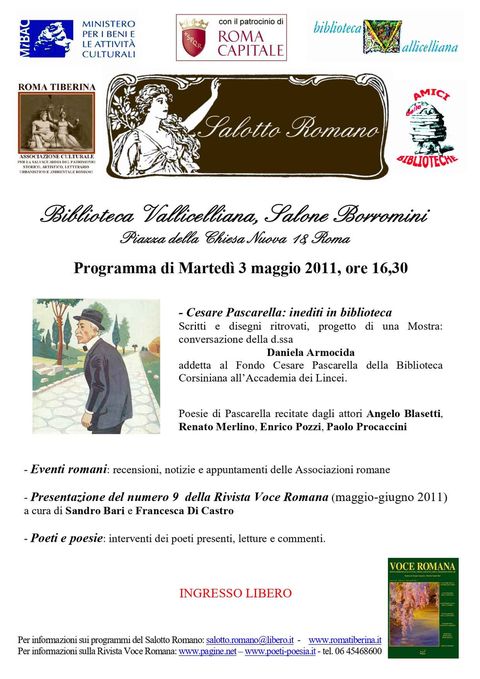 Locandina: Salotto Romano, maggio 2011