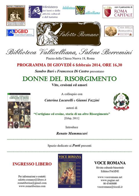 Locandina: Salotto Romano, febbraio 2014