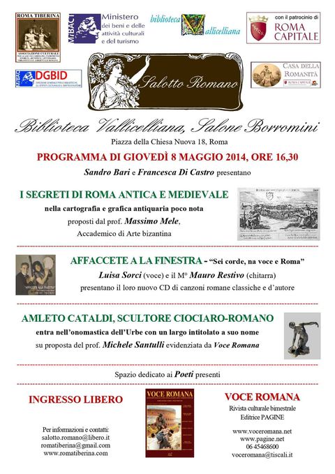 Locandina: Salotto Romano, maggio 2014