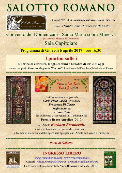 Locandina: Salotto Romano, 6 aprile 2017