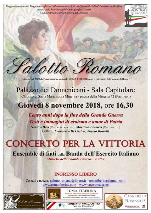 Locandina: Vittoria, 8 novembre 2018
