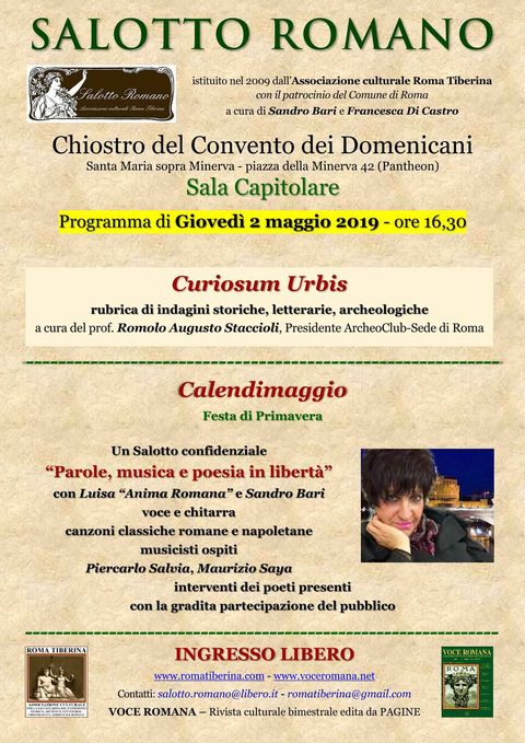 Locandina: Salotto Romano, 2 maggio 2019